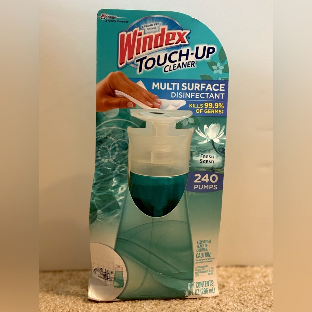 Windex Touch Up Antibacterial Multi Surface Cleaner Fresh Scent Discontinued New